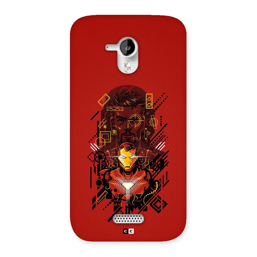 Tony Stark Back Case for Canvas HD A116