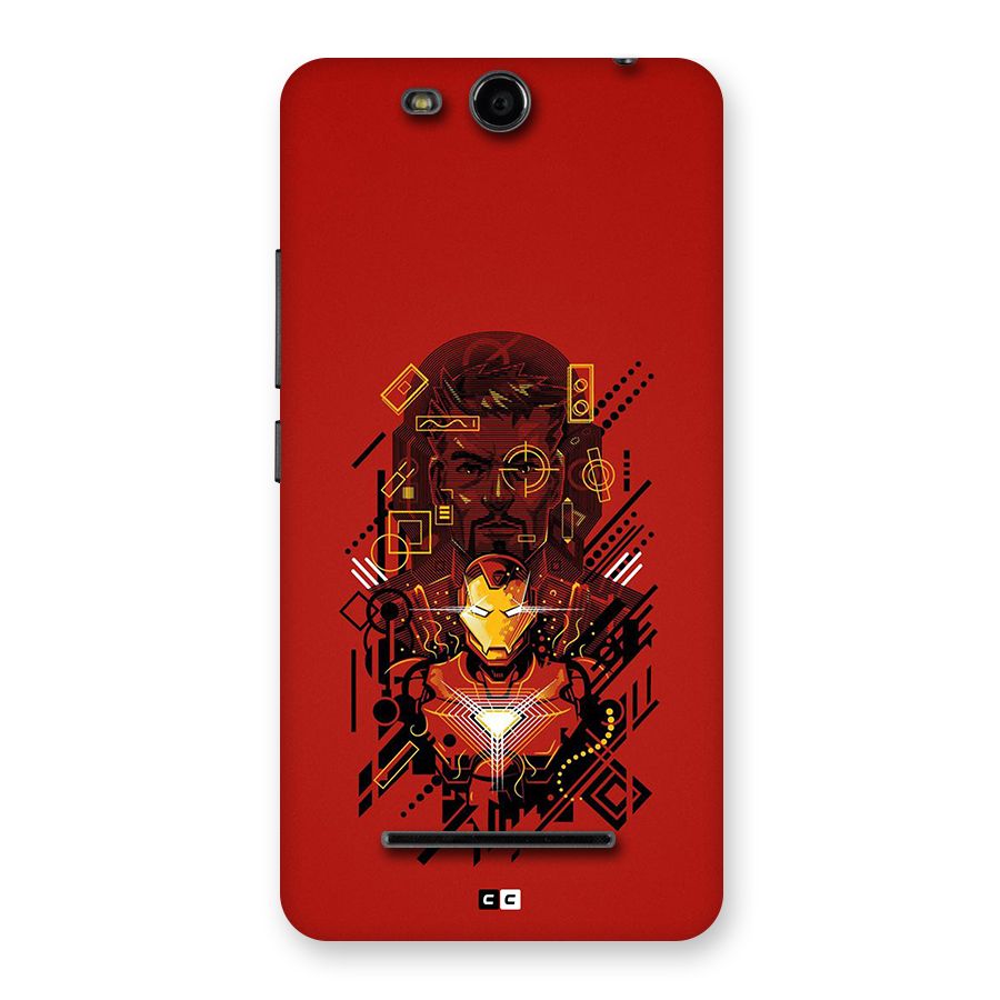 Tony Stark Back Case for Canvas Juice 3 Q392