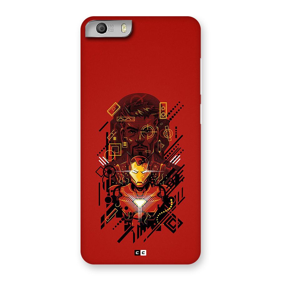 Tony Stark Back Case for Canvas Knight 2