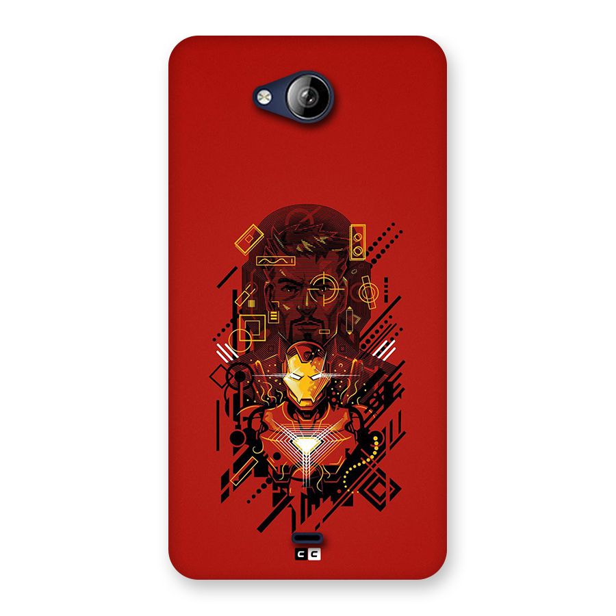 Tony Stark Back Case for Canvas Play Q355