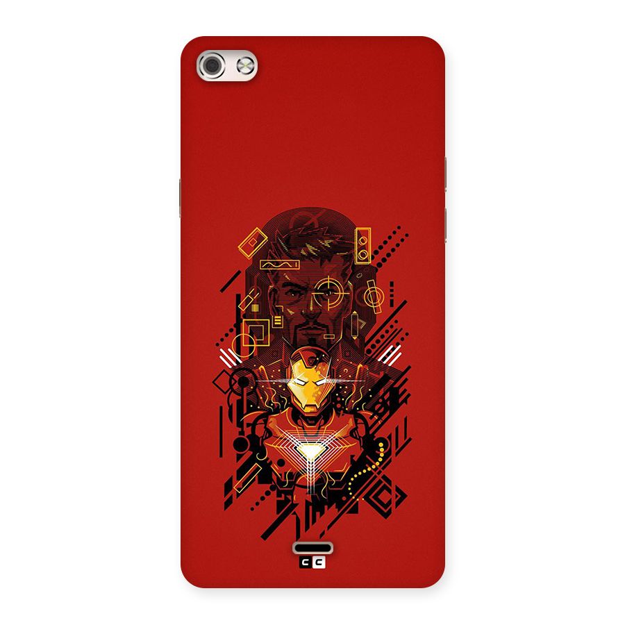 Tony Stark Back Case for Canvas Silver 5