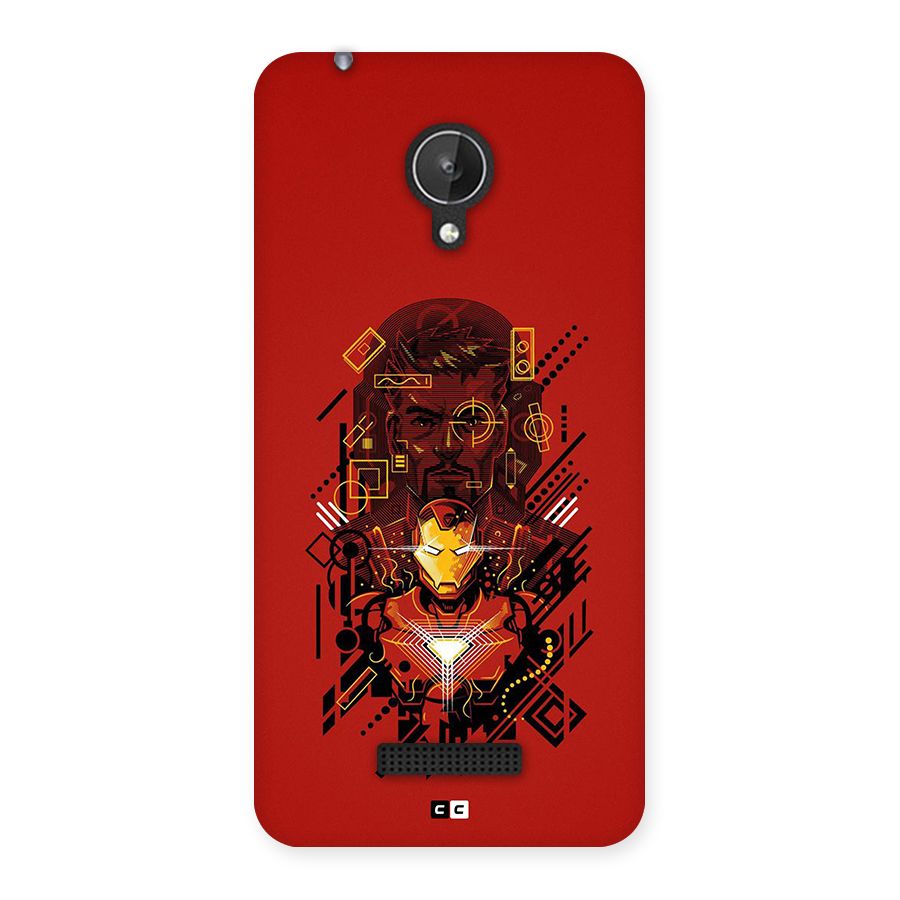 Tony Stark Back Case for Canvas Spark Q380