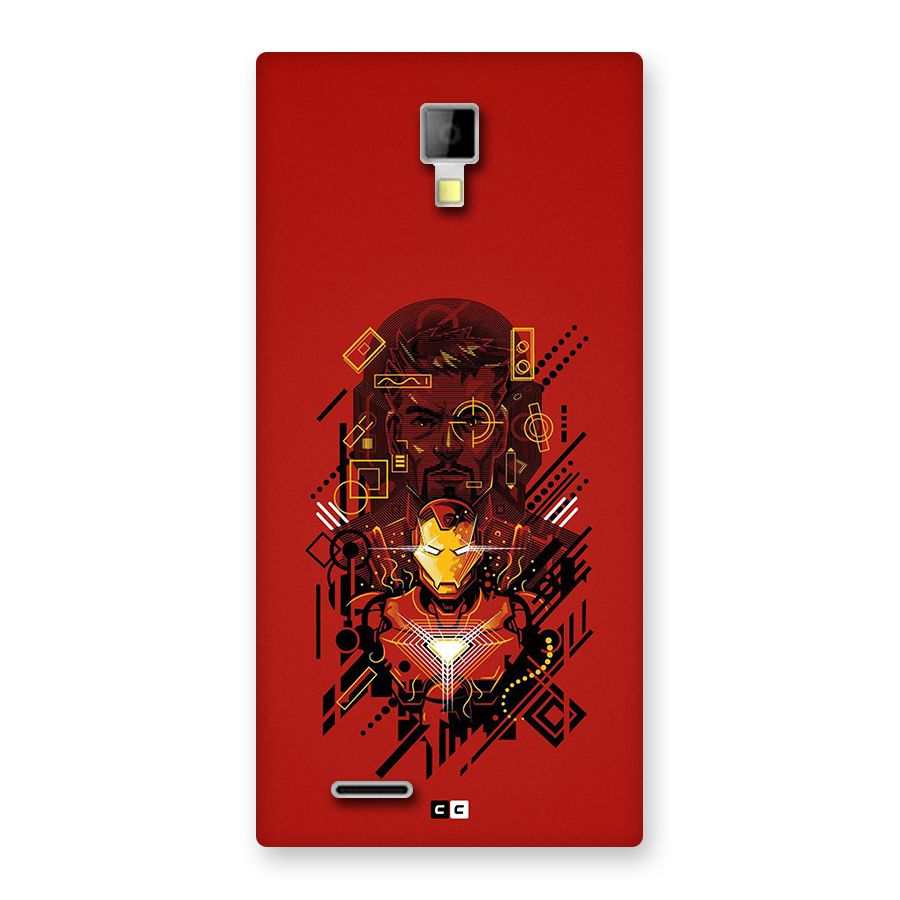 Tony Stark Back Case for Canvas Xpress A99
