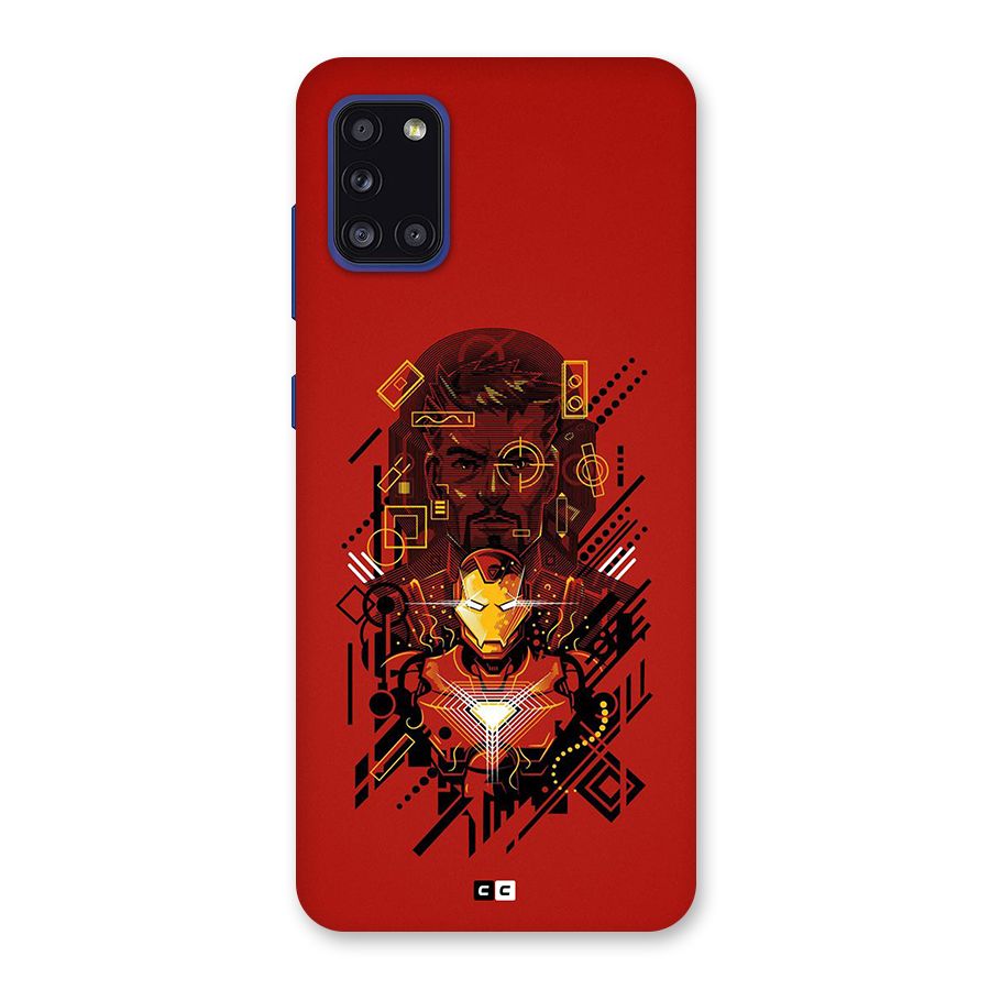 Tony Stark Back Case for Galaxy A31