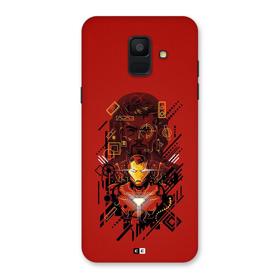 Tony Stark Back Case for Galaxy A6 (2018)