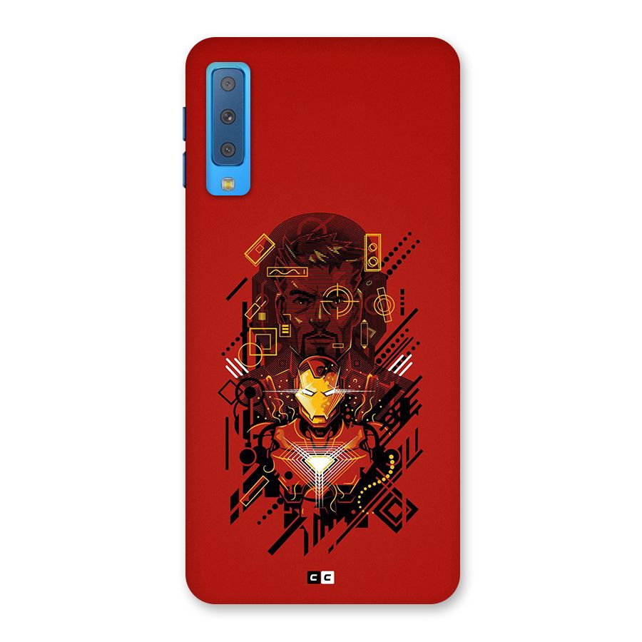 Tony Stark Back Case for Galaxy A7 (2018)