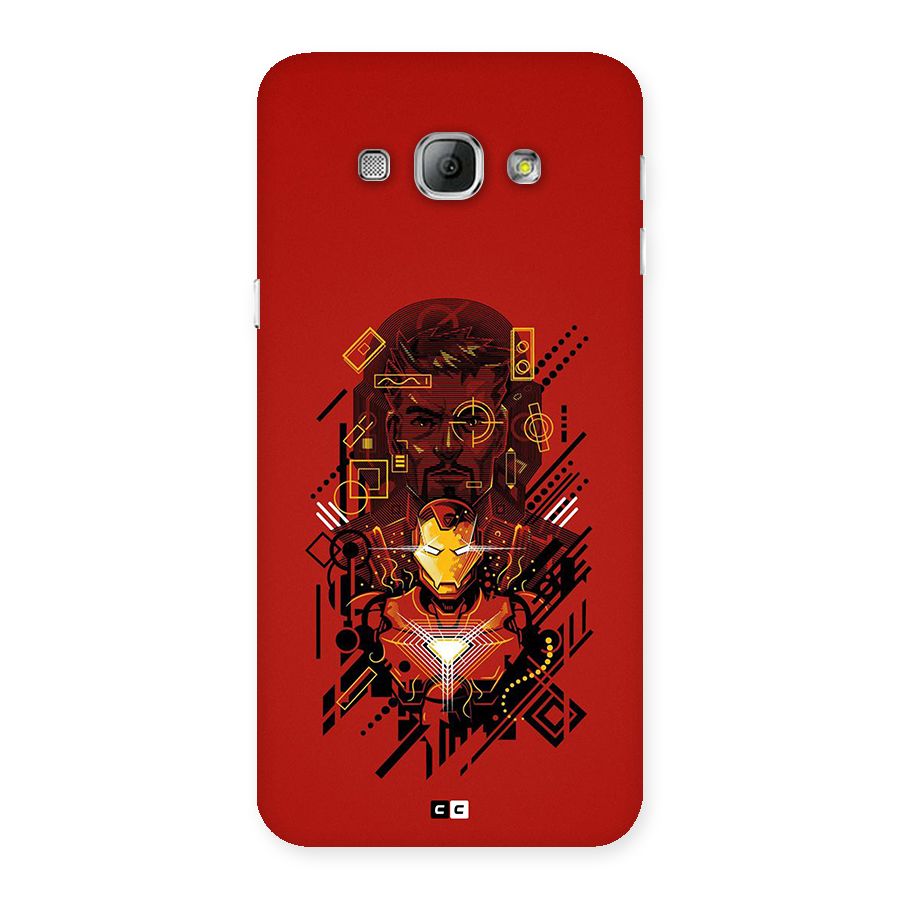 Tony Stark Back Case for Galaxy A8
