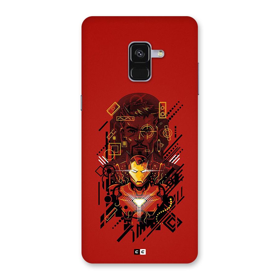 Tony Stark Back Case for Galaxy A8 Plus