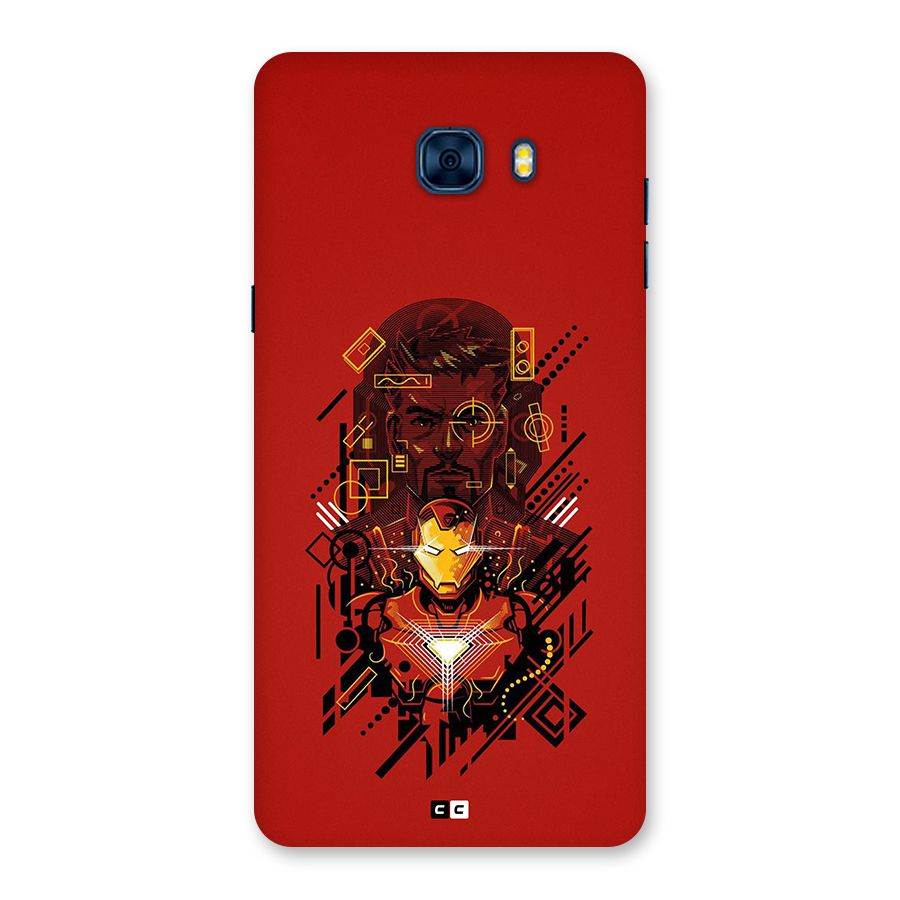 Tony Stark Back Case for Galaxy C7 Pro