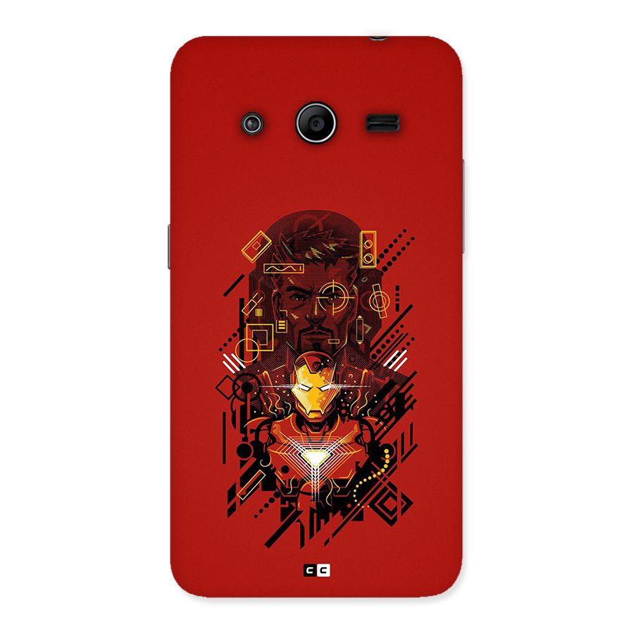 Tony Stark Back Case for Galaxy Core 2