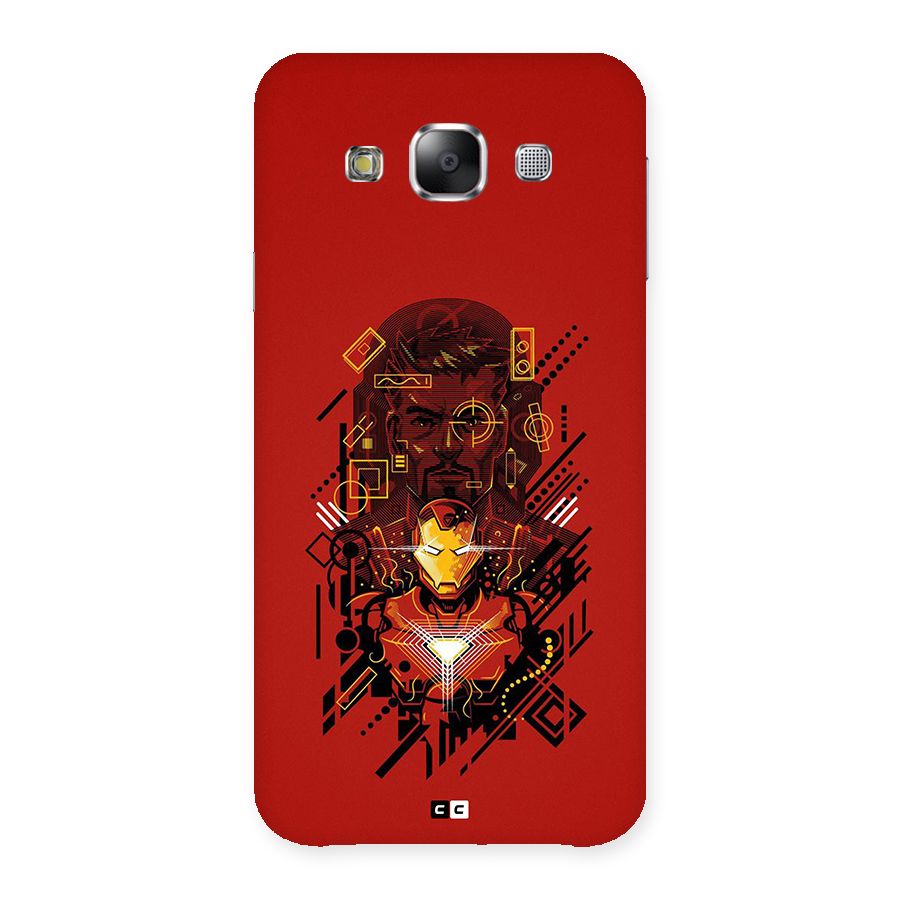 Tony Stark Back Case for Galaxy E5
