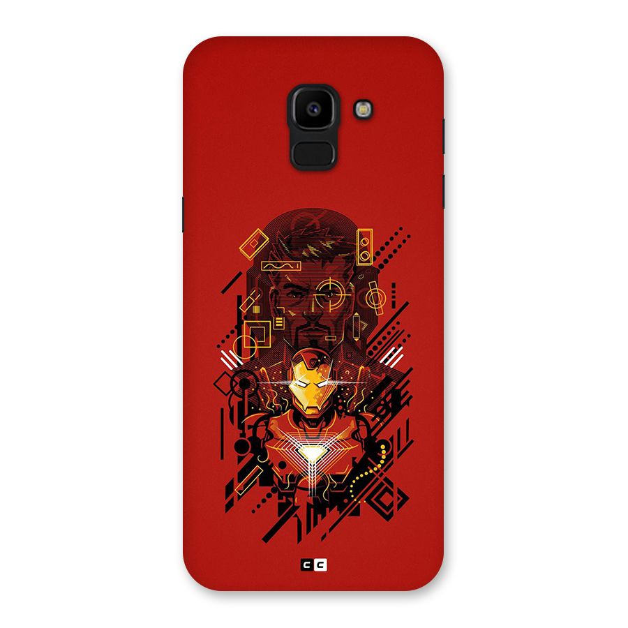 Tony Stark Back Case for Galaxy J6