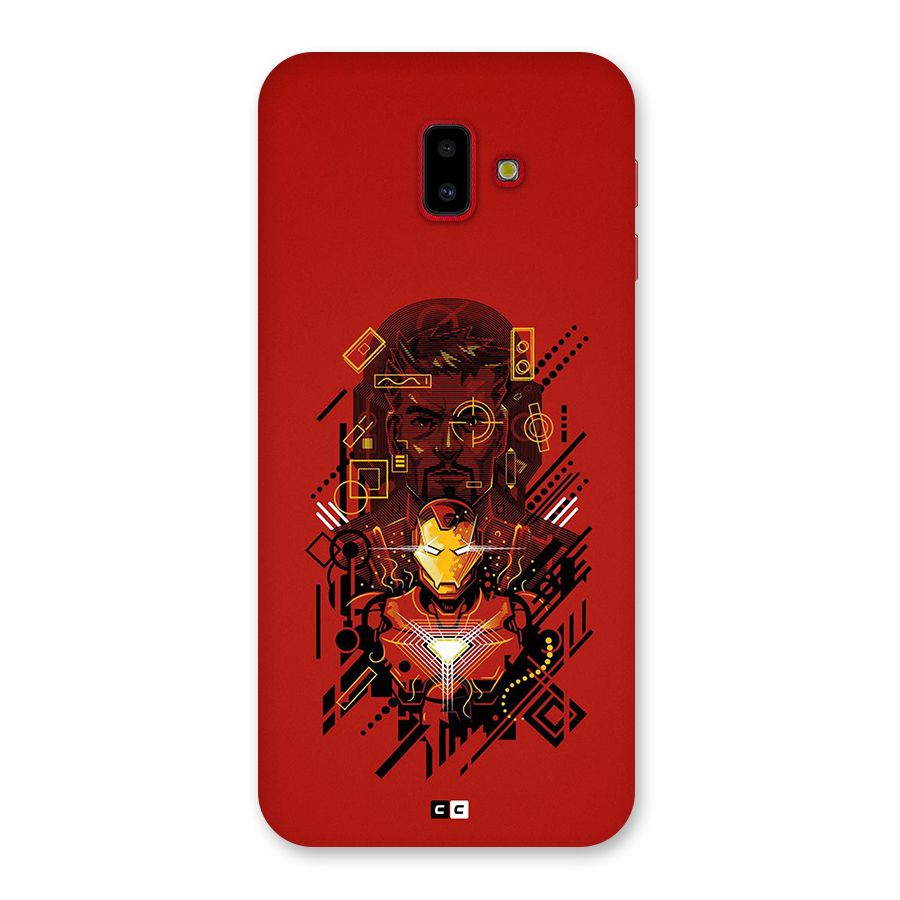 Tony Stark Back Case for Galaxy J6 Plus