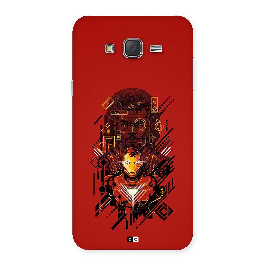 Tony Stark Back Case for Galaxy J7