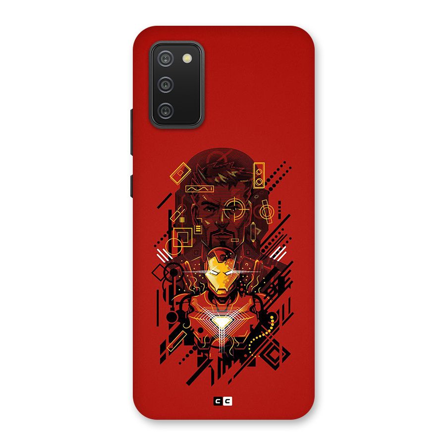 Tony Stark Back Case for Galaxy M02s