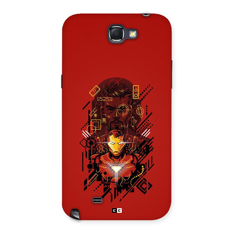 Tony Stark Back Case for Galaxy Note 2