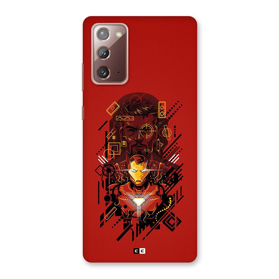 Tony Stark Back Case for Galaxy Note 20
