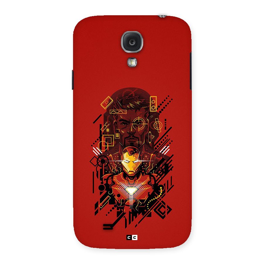 Tony Stark Back Case for Galaxy S4