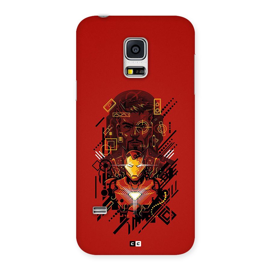 Tony Stark Back Case for Galaxy S5 Mini