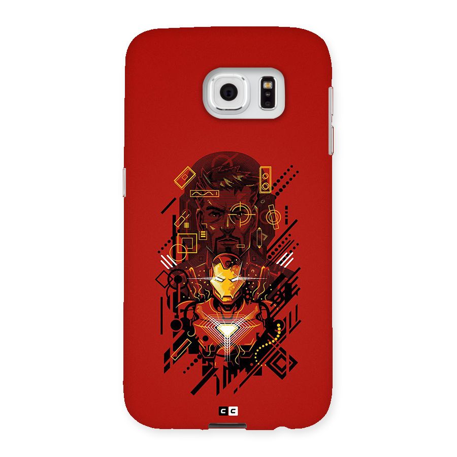 Tony Stark Back Case for Galaxy S6