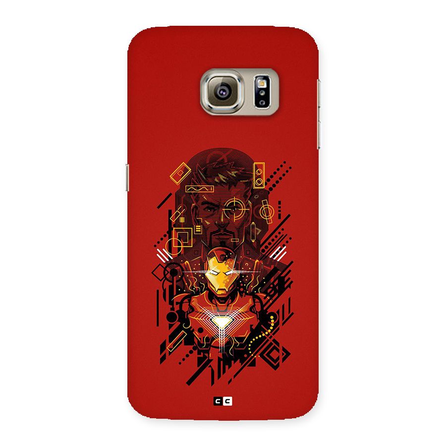 Tony Stark Back Case for Galaxy S6 edge
