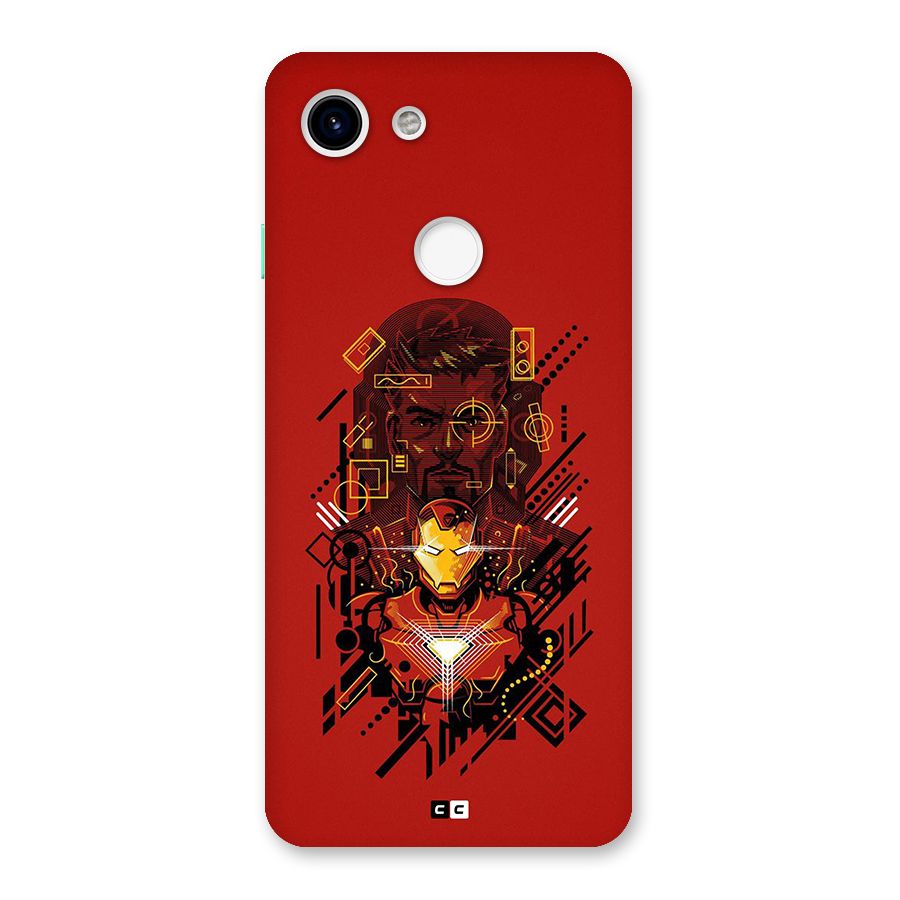 Tony Stark Back Case for Google Pixel 3