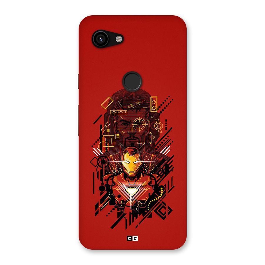 Tony Stark Back Case for Google Pixel 3a