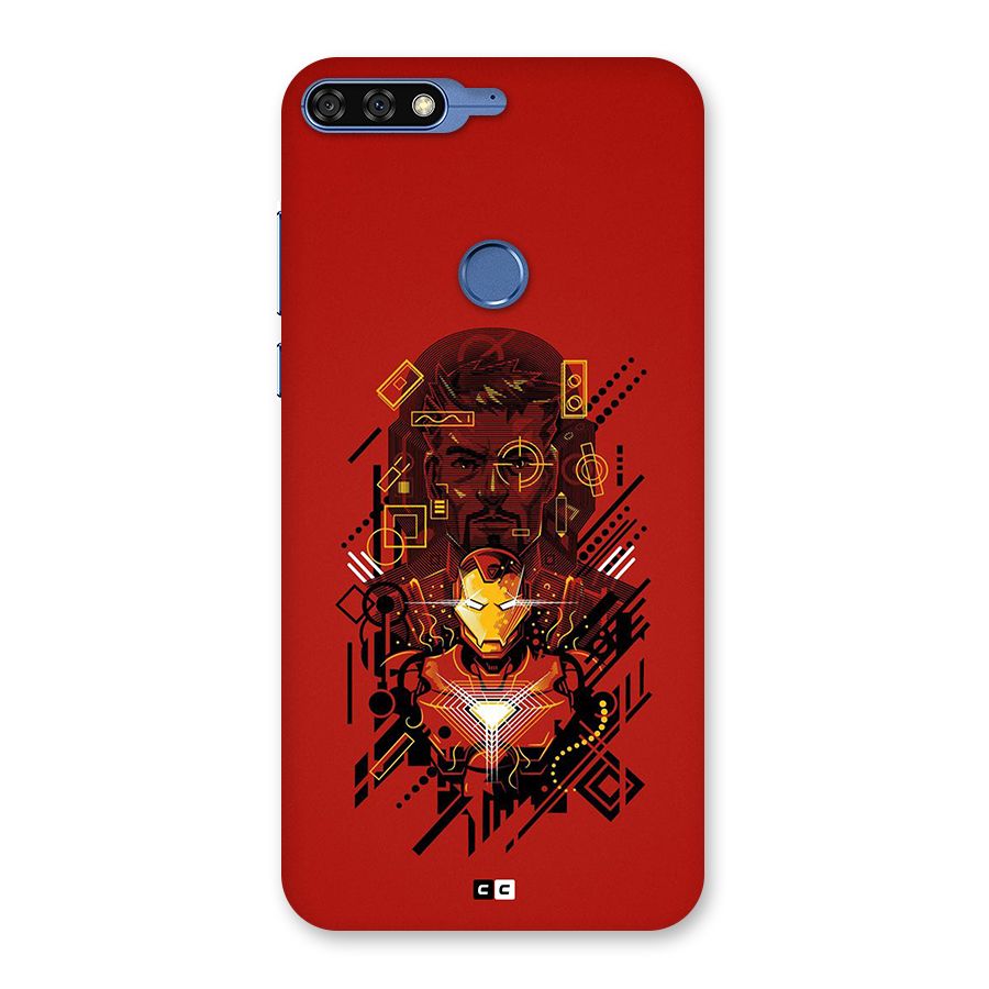Tony Stark Back Case for Honor 7C
