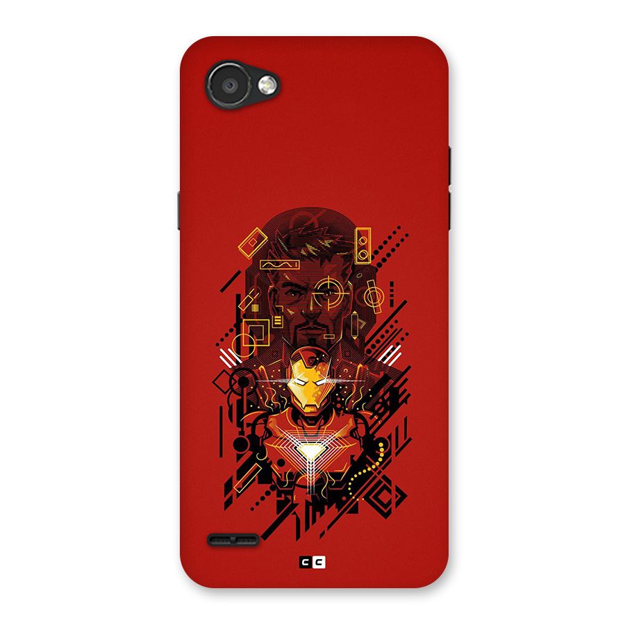 Tony Stark Back Case for LG Q6