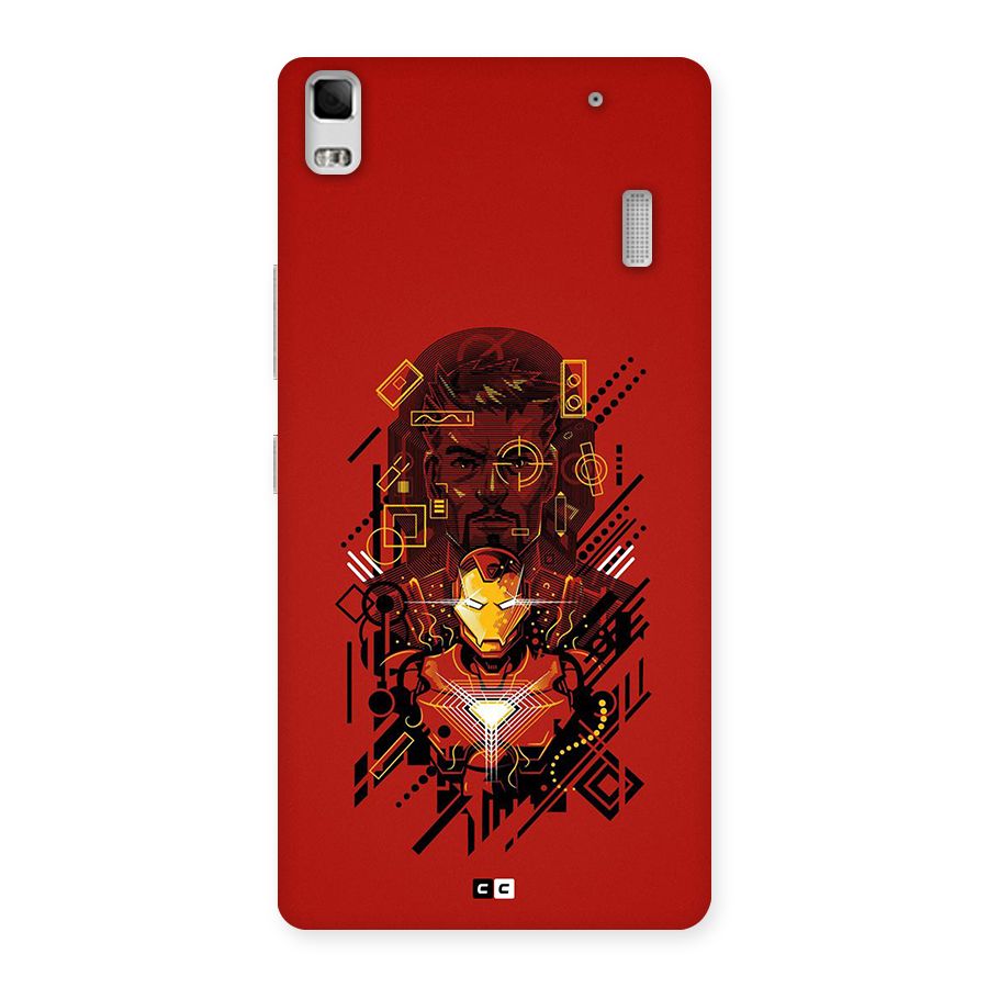 Tony Stark Back Case for Lenovo K3 Note