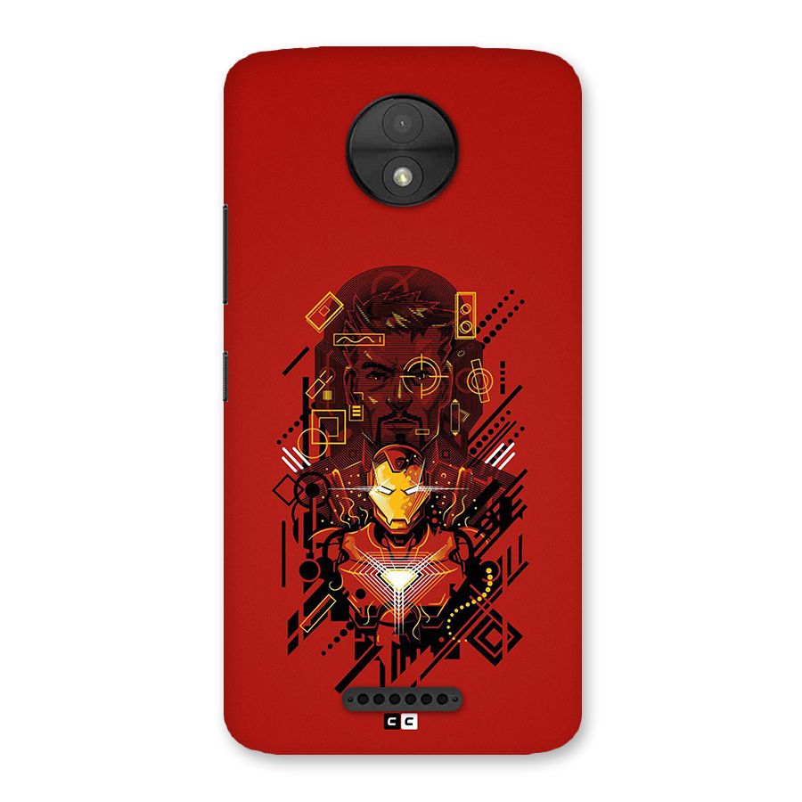 Tony Stark Back Case for Moto C