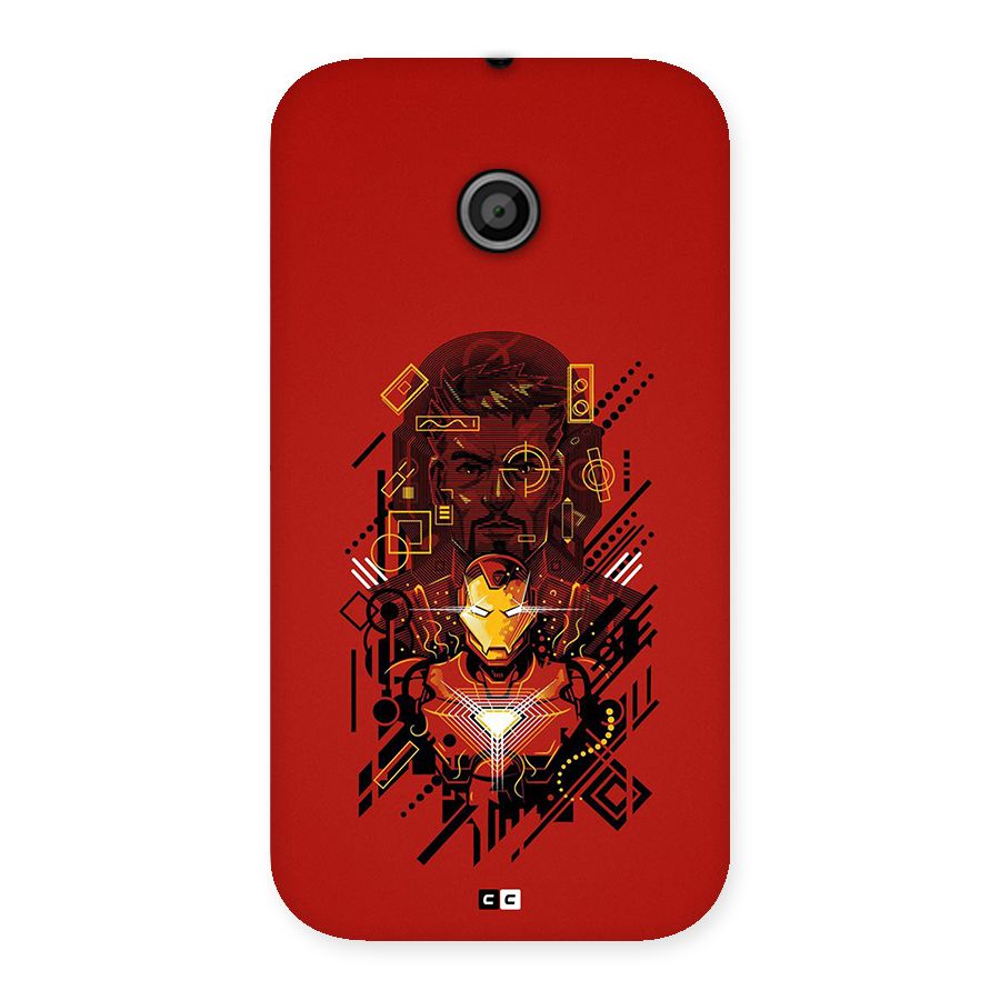 Tony Stark Back Case for Moto E