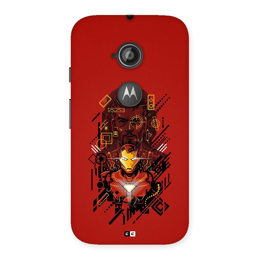 Tony Stark Back Case for Moto E 2nd Gen