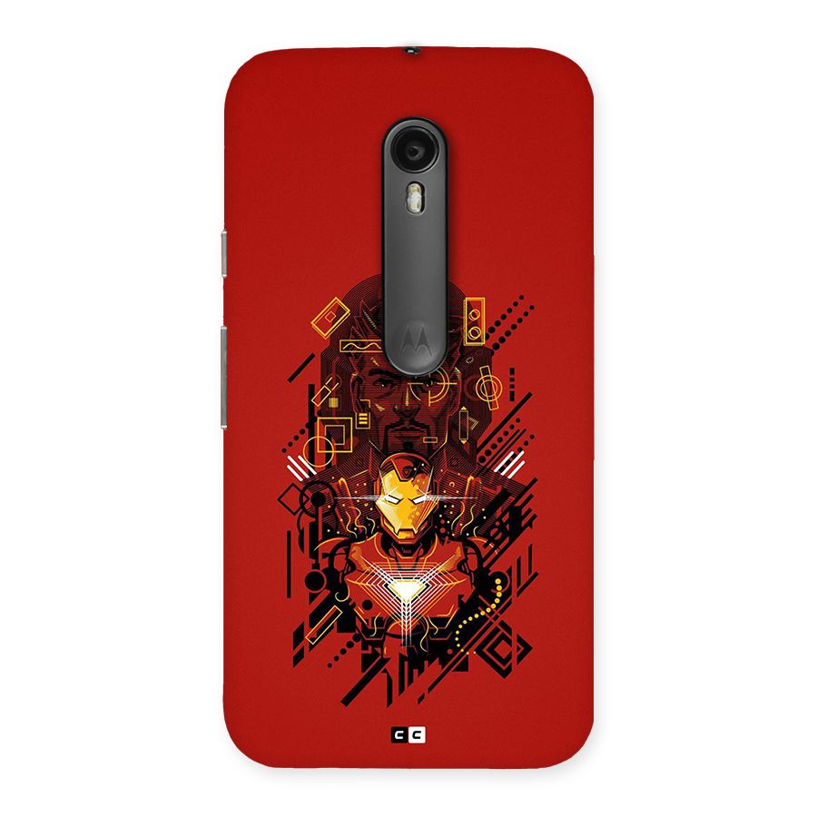 Tony Stark Back Case for Moto G3