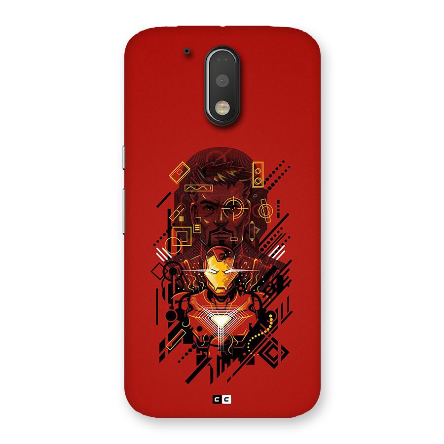 Tony Stark Back Case for Moto G4