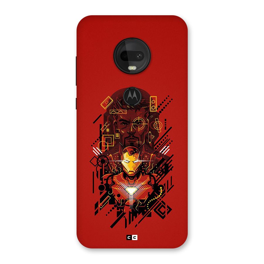 Tony Stark Back Case for Moto G7