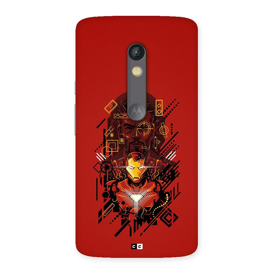 Tony Stark Back Case for Moto X Play