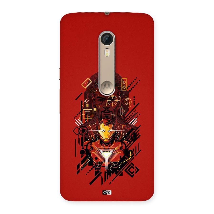 Tony Stark Back Case for Moto X Style