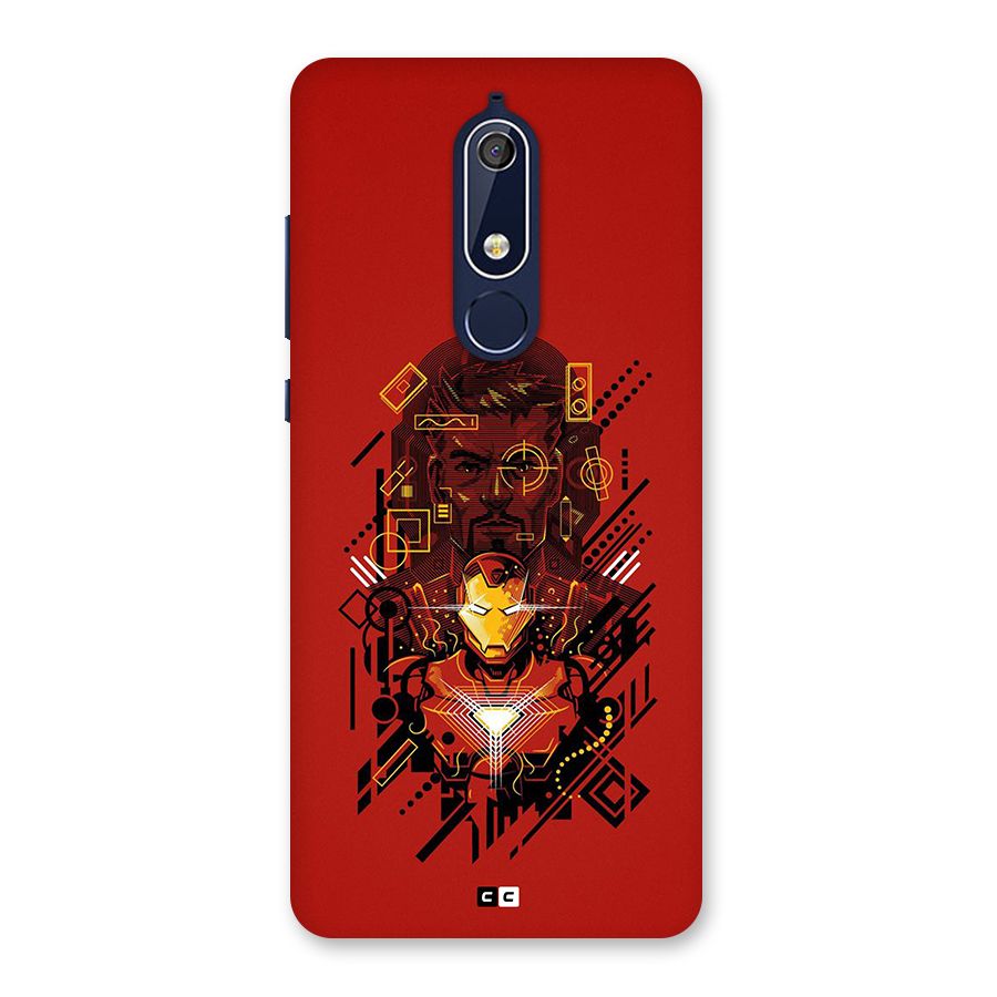 Tony Stark Back Case for Nokia 5.1