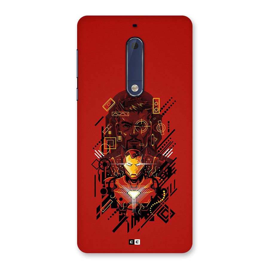 Tony Stark Back Case for Nokia 5