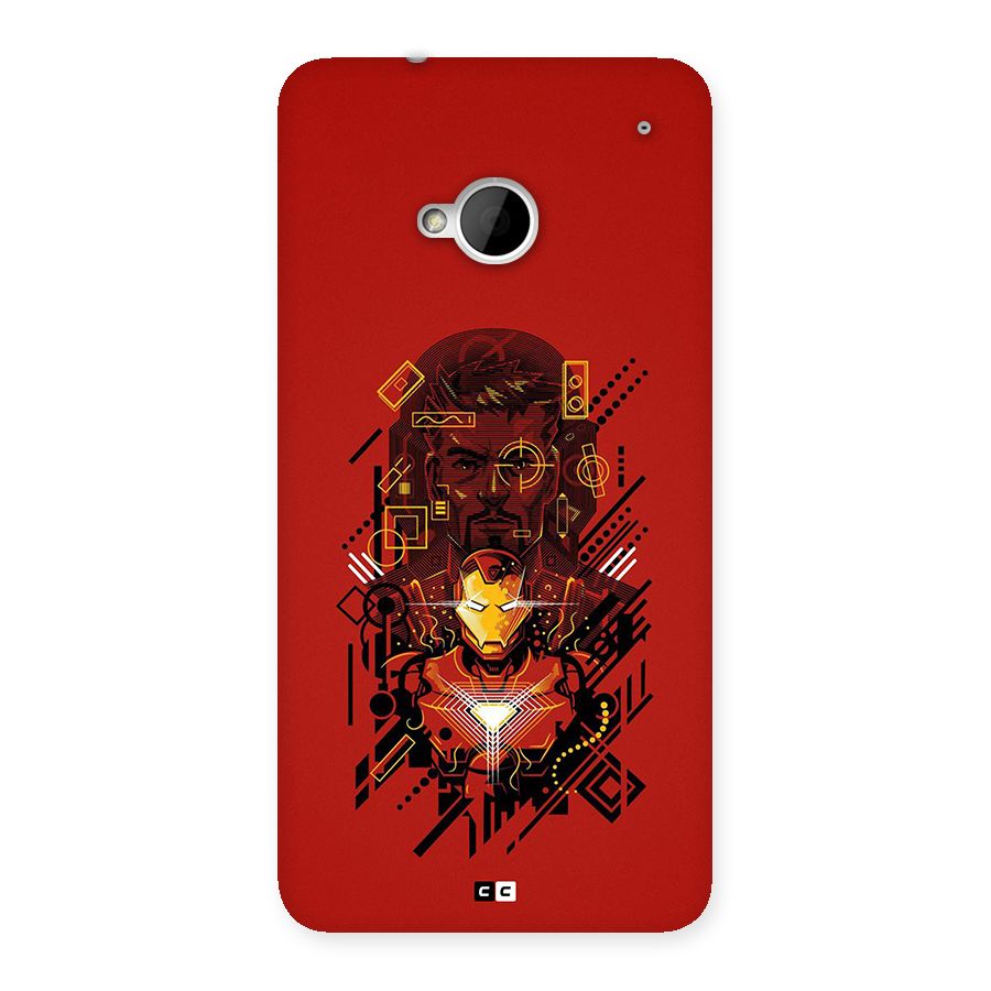 Tony Stark Back Case for One M7 (Single Sim)