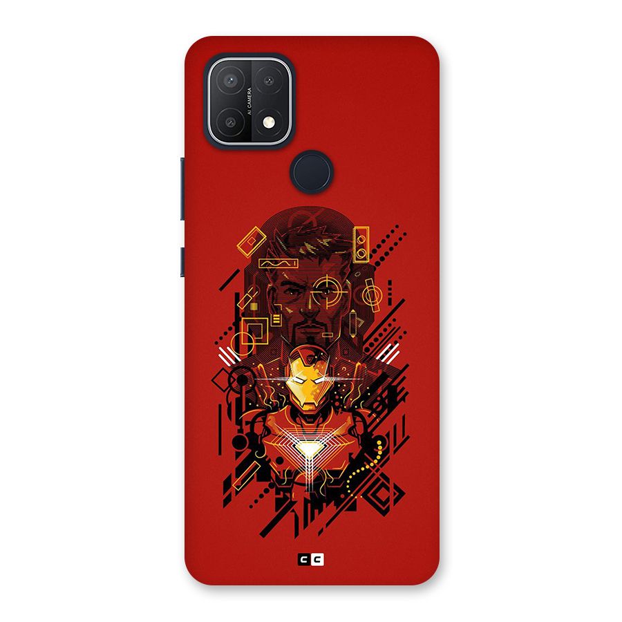 Tony Stark Back Case for Oppo A15