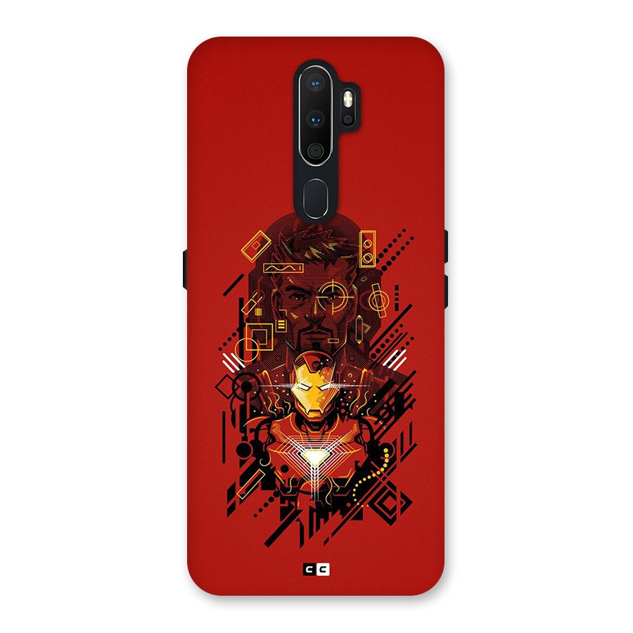 Tony Stark Back Case for Oppo A5 (2020)