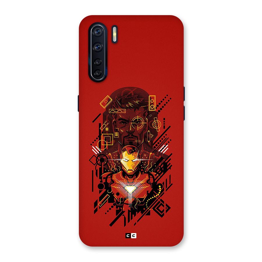 Tony Stark Back Case for Oppo F15