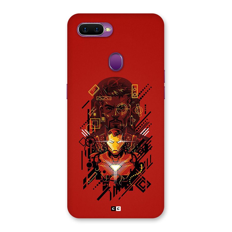 Tony Stark Back Case for Oppo F9