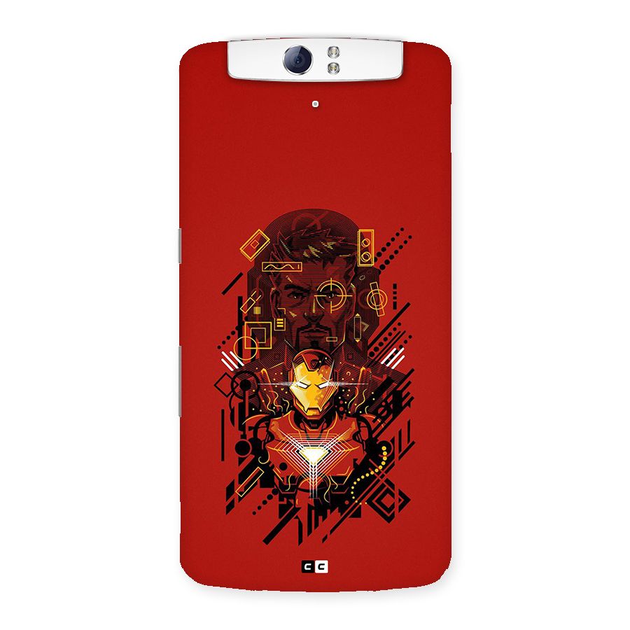 Tony Stark Back Case for Oppo N1