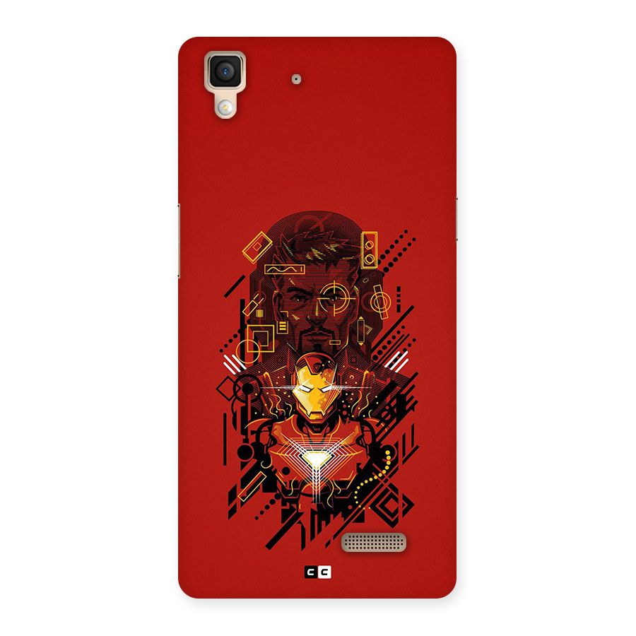 Tony Stark Back Case for Oppo R7