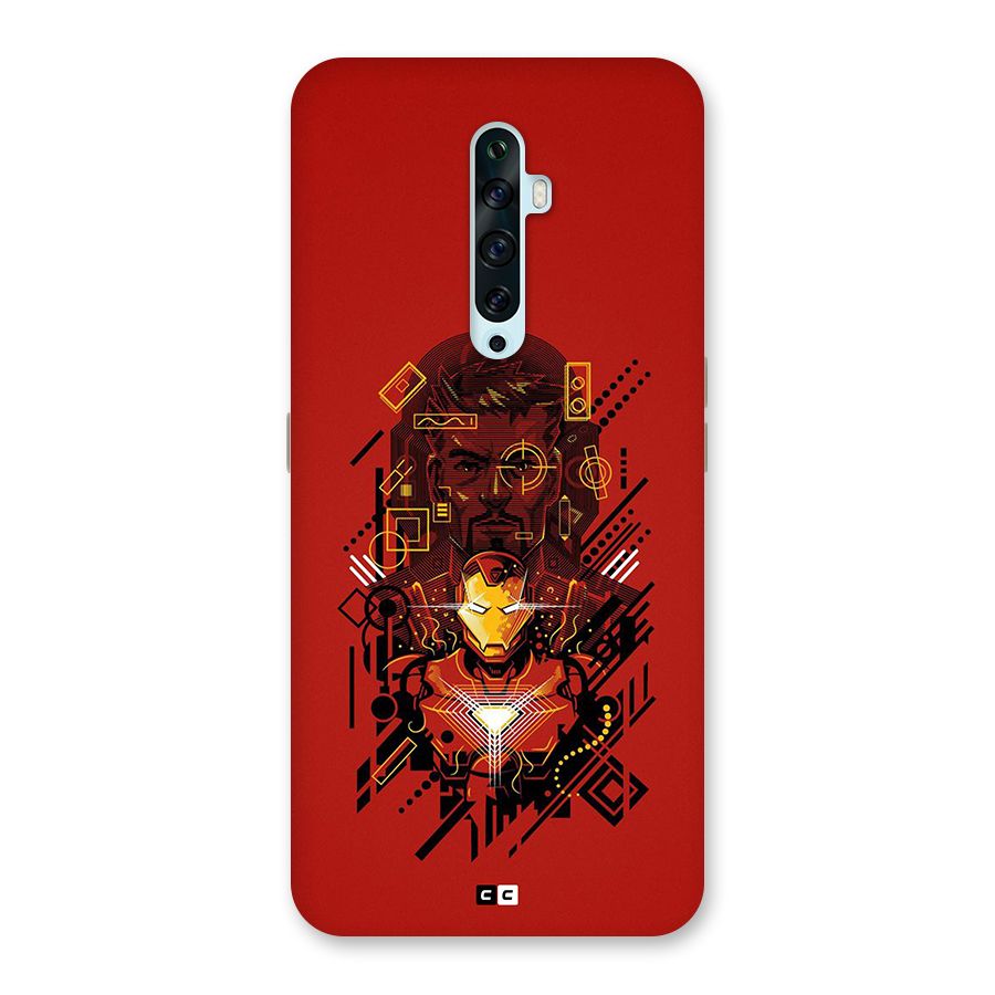 Tony Stark Back Case for Oppo Reno2 F