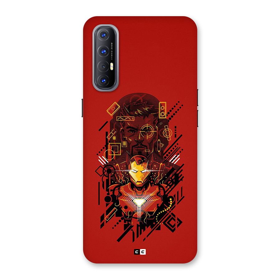 Tony Stark Back Case for Oppo Reno3 Pro