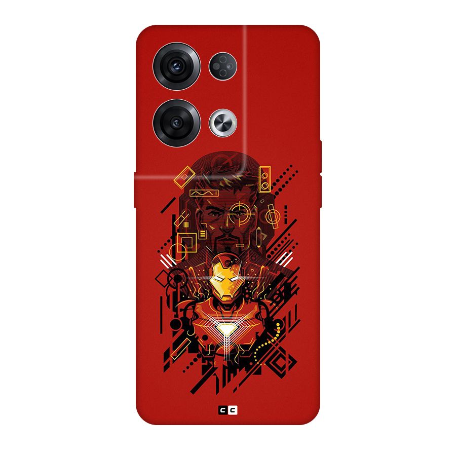 Tony Stark Back Case for Oppo Reno8 Pro 5G